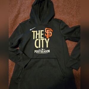 Kids San Francisco Giants Hoodie Postseason 2021 Size Small
